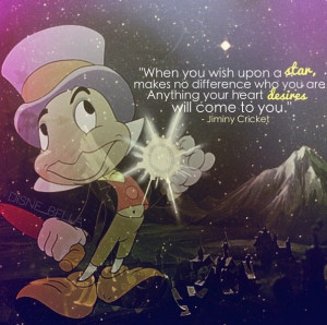 Back > Gallery For > Jiminy Cricket Quotes Wish Upon A Star