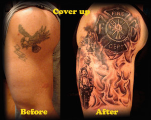 Ems Firefighter Tattoo Design