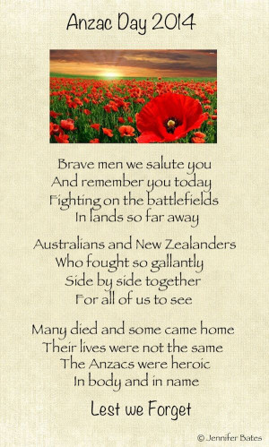 Remembering our soldiers on Anzac Day 2014 - Australia and New Zealand ...