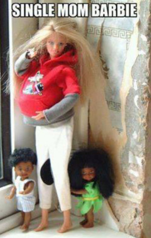 Single mom barbie