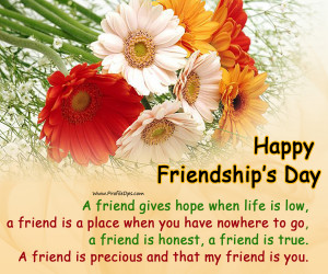 Happy Friendship Day 2015 Quotes