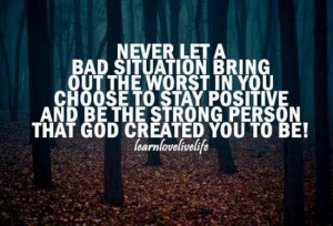 Yes ! I know I am not “perfect”, I sin, I say bad things, I don ...