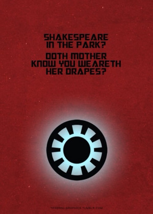 Avengers quote- Tony Stark