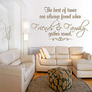 BEST OF TIMES Wall Art Quote Words Sticker Vinyl Decal Graphic | eBay