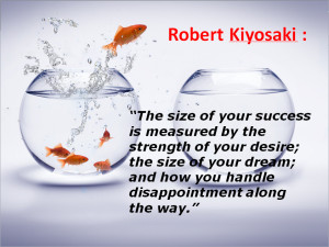 The Size Of Your Success Is Measured By The Strength Of Your Desire;