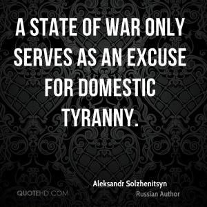 Aleksandr Solzhenitsyn War Quotes