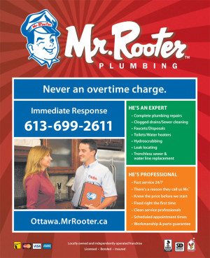 Mr Rooter Plumbing of Ottawa - Ads