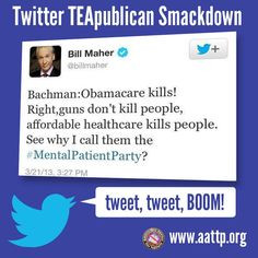 bill maher tweet on michelle bachmann more favorite bill politics ...