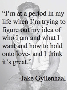 Jake Gyllenhaal gets it!