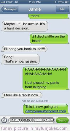 Autocorrect fail I died — 101 funny jokes - http://www.myfunjokes ...