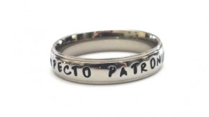 EXPECTO PATRONUM Harry Potter Inspired Quote Ring by WhompWare, $19.95