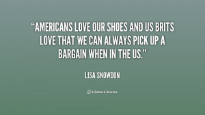 Americans love our shoes and us Brits love that we can always pick up ...