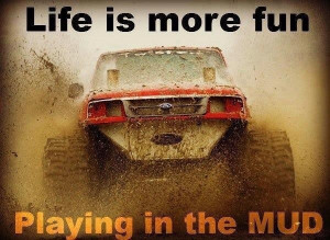 Life is fun in the mud