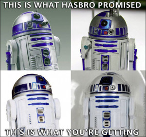 ... Black Series 6″ R2-D2 action figure with a different paint job than