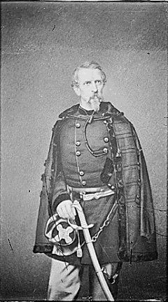 Major General Philip Kearny (Union) - At Williamsburg, as he led his ...