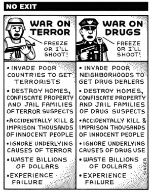 The Drug War and the War on Terror: Exit Strategies are for Quitters