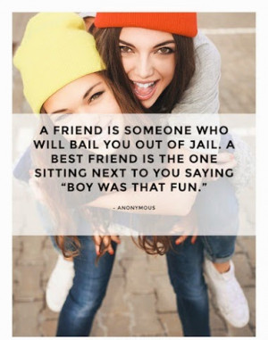 The difference between a friend and a best friend