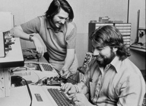 Steve Jobs e Stephen Wozniak agli esordi