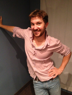Sam Huntington At his costume fitting for Being Human