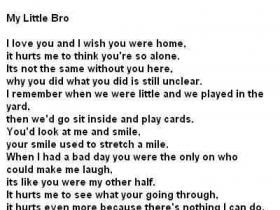 My Little Bro… ~ Brother Quotes