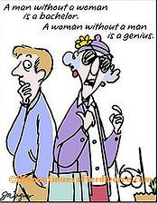 ... woman without a man is a genius. #quote #Maxine #Crabby Road