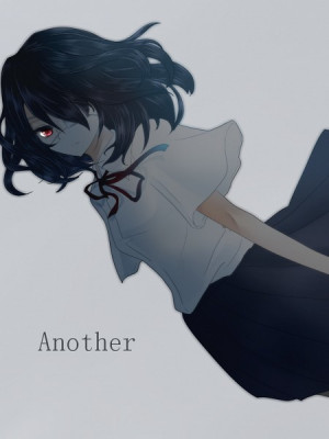 anime, another, girl, kill, misaki mei, shape