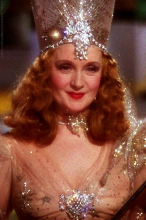 Billie Burke as Glenda the Good Witch in The Wizard of Oz.