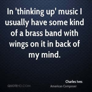 have some kind of a brass band with wings on it in back of my mind