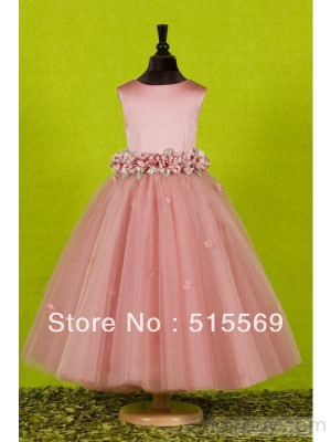 pink flower girl dresses for weddings