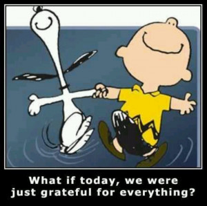 Love Snoopy and Charlie Brown...and this quote.