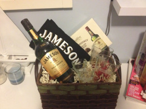 Jameson Whiskey Basket! Perfect Valentine's day gift for him!