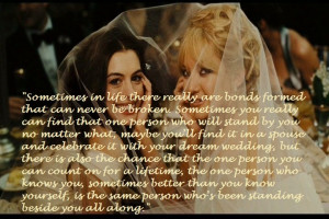 Bride Wars end quote, absolutely true!