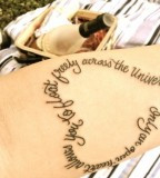 tattoo quotes for girls posted in gallery heart tattoo with words ...