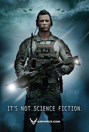 Air Force Recruitment Poster: It's Not Science Fiction. #airforce # ...