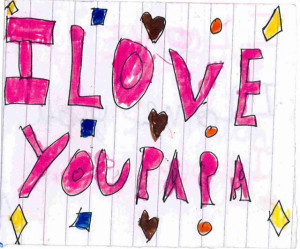 Love My Papa Some i love you cards in my