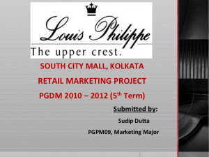 Louis Philippe Retail Marketing South City Mall