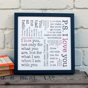 Whole Lotta Love Print - Love Quotes (AP012)