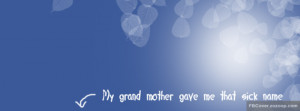 Grandmother Sick Name Facebook Cover Quotes Picture