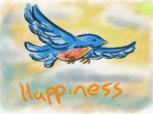 The bluebird of happiness! May happiness come your way and follow you ...