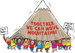 Together we can move mountains!