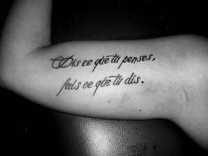 french quote tattoo on liberte 100 quote tattoo