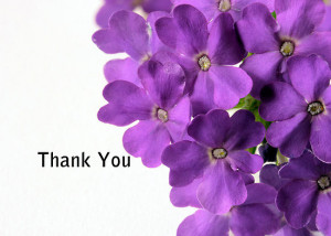 Thank You Purple Flowers (3)