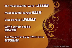 the most beautiful word is allah most beautiful song is azan best ...