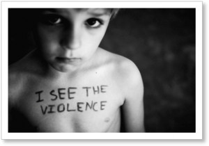 Some of the biggest victims of domestic violence are the smallest.