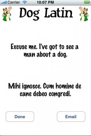 Download Atypical Latin Quotes - aka Dog Latin iPhone iPad iOS