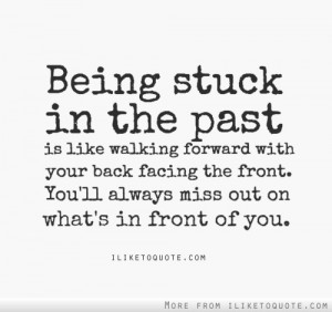 Being stuck in the past