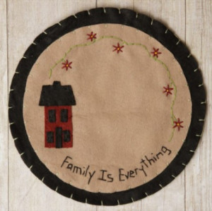 Candle Mat - Saltbox House Family Is Everything-Candle Mat, Saltbox ...