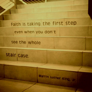 Found quote to decorate my staircase :)