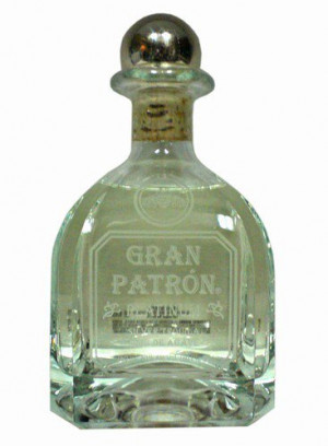 Patron Silver Tequila Bottle
