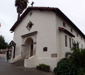 ... ) at Mission San Rafael Arcángel on a rainy day in December, 2004